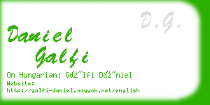 daniel galfi business card